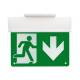 Imagen de Luz Emergencia LED Superficie Permanente con Cartel Doble Cara con Autotest
