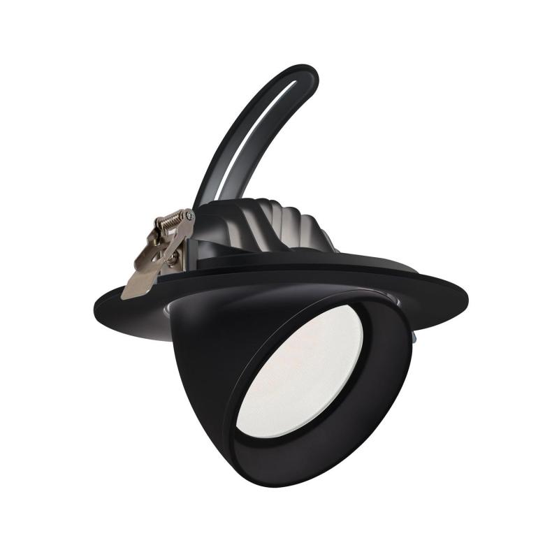 Imagen de Downlight LED 48W Circular Direccionable Chip OSRAM 120 lm/W LIFUD Corte Ø 200 mm Negro