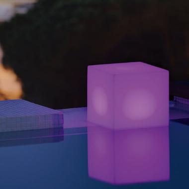 Imagem de Cubo LED RGBW Cuby 32 Solar Smarttech 