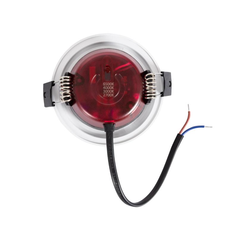 Imagem de Foco Downlight LED 8W CCT Seleccionável Circular Regulável IP65 Corte Ø70 mm
