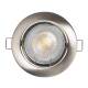 Imagen de Aro Downlight Circular Basculante para Bombilla LED GU10 / GU5.3 Corte Ø 72 mm