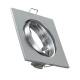 Imagen de Aro Downlight Cuadrado Basculante para Bombilla LED GU10 / GU5.3 Corte Ø 72 mm