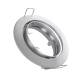 Imagen de Aro Downlight Circular Basculante para Bombilla LED GU10 / GU5.3 Corte Ø 72 mm