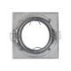 Imagen de Aro Downlight Cuadrado Basculante para Bombilla LED GU10 / GU5.3 Corte Ø 72 mm