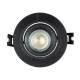 Imagem de Aro Downlight Circular Basculante para Lâmpada LED GU10 / GU5.3 Corte Ø75 mm
