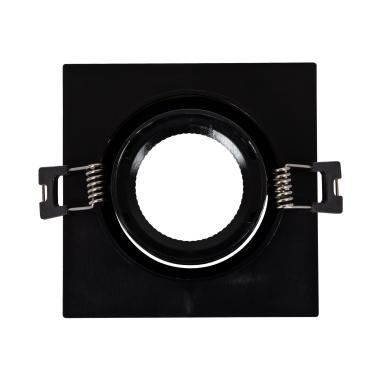 Imagen de Aro Downlight Cuadrado Basculante para Bombilla LED GU10 / GU5.3 Corte Ø80 mm