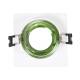 Imagen de Aro Downlight Cuadrado Basculante de Colores para Bombilla LED GU10 / GU5.3 Corte Ø80 mm