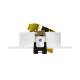 Imagen de Aro Downlight Cuadrado Basculante de Colores para Bombilla LED GU10 / GU5.3 Corte Ø80 mm