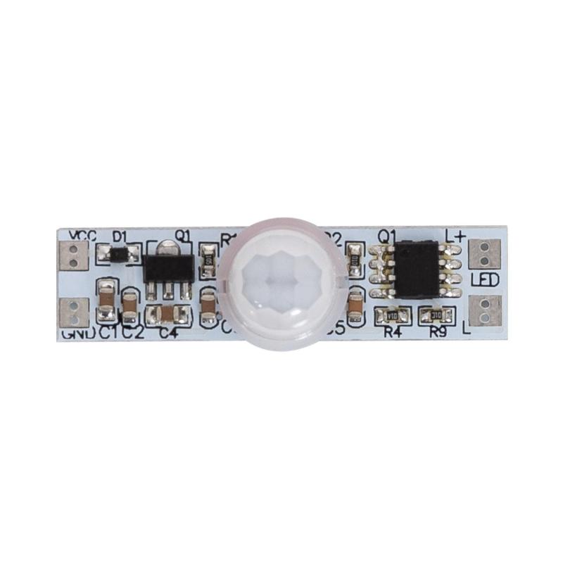 Imagen de Sensor de Movimiento PIR Mini 180º 12/24V