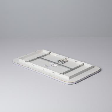 Imagem de Plafon LED 50W Retangular Metal 900x600 mm CCT Seleccionável Allharo Imagem de Plafon LED 50W Retangular Metal 900x600 mm CCT Seleccionável Allharo