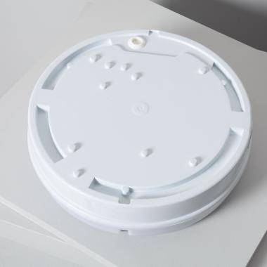 Imagem de Plafón LED 24W Circular para Exterior Ø285 mm IP65 com Sensor de Movimento PIR e Luz de Emergência IP65 Hublot 