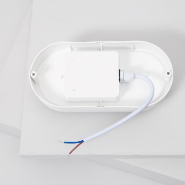 Imagem de Plafon LED 25W Oval Exterior 96x198 mm IP65 Hublot White