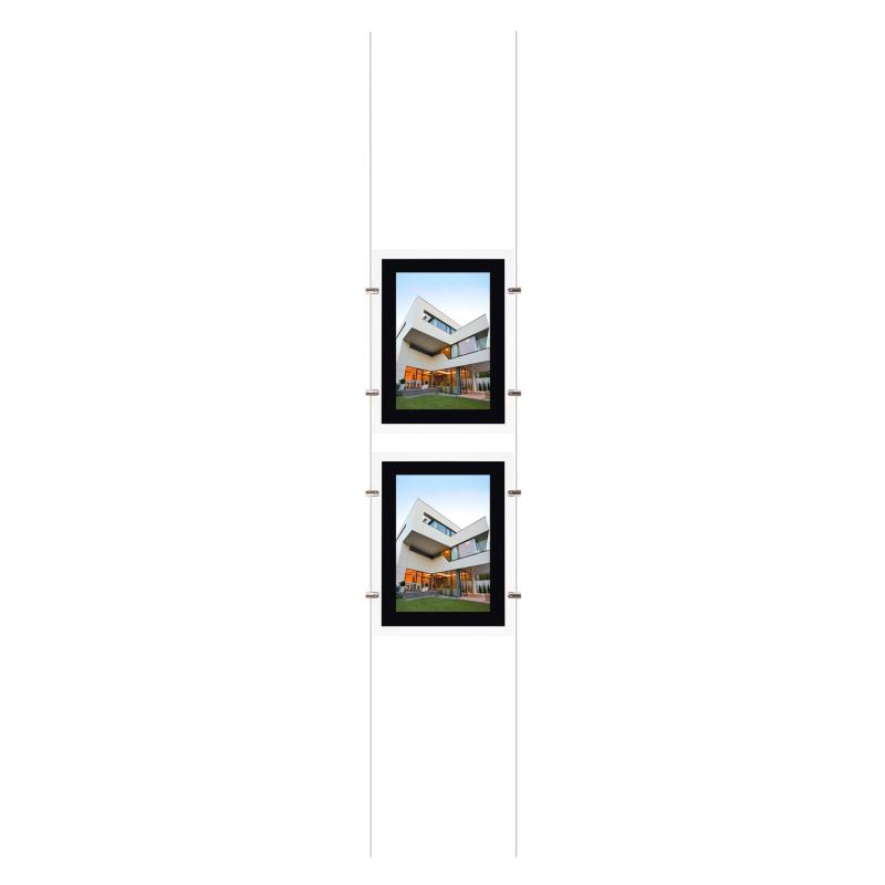 Imagen de Kit Cartel Expositor LED DIN A3 Vertical