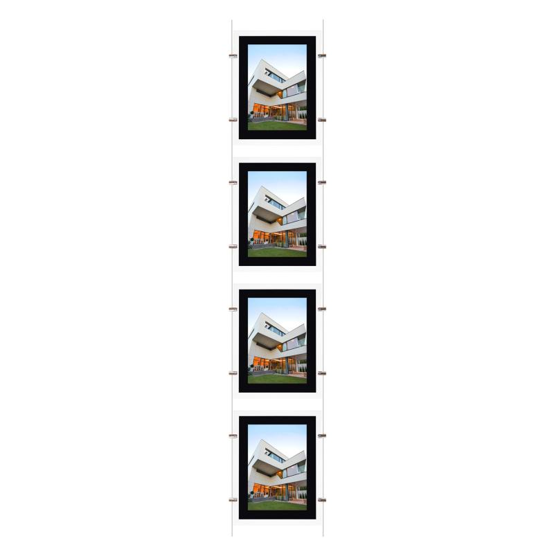 Imagen de Kit Cartel Expositor LED DIN A3 Vertical