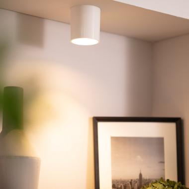 Imagen de Aplique de Techo LED 5W RGBW WiFi Regulable Cuarzo Blanco