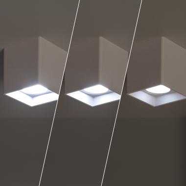 Imagem de Aplique de Teto LED 5W RGBW WiFi Regulável Branco Jaspe