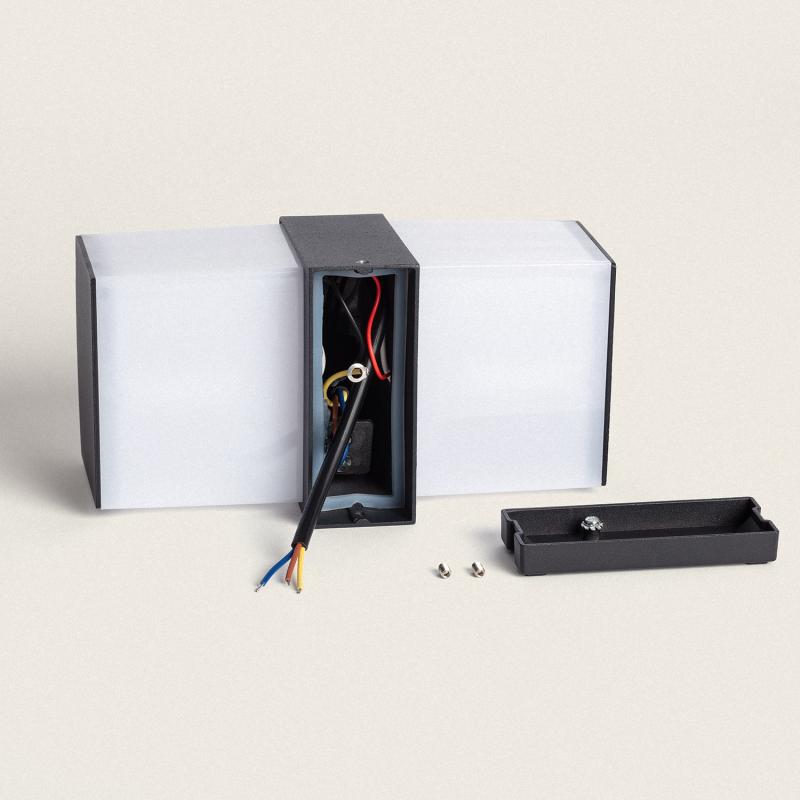 Imagen de Aplique de Pared Exterior LED 12W Aluminio Superficie Berdy Duo