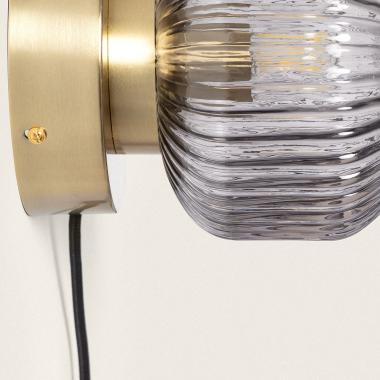 Imagen de Aplique de Pared Metal y Cristal Windsor