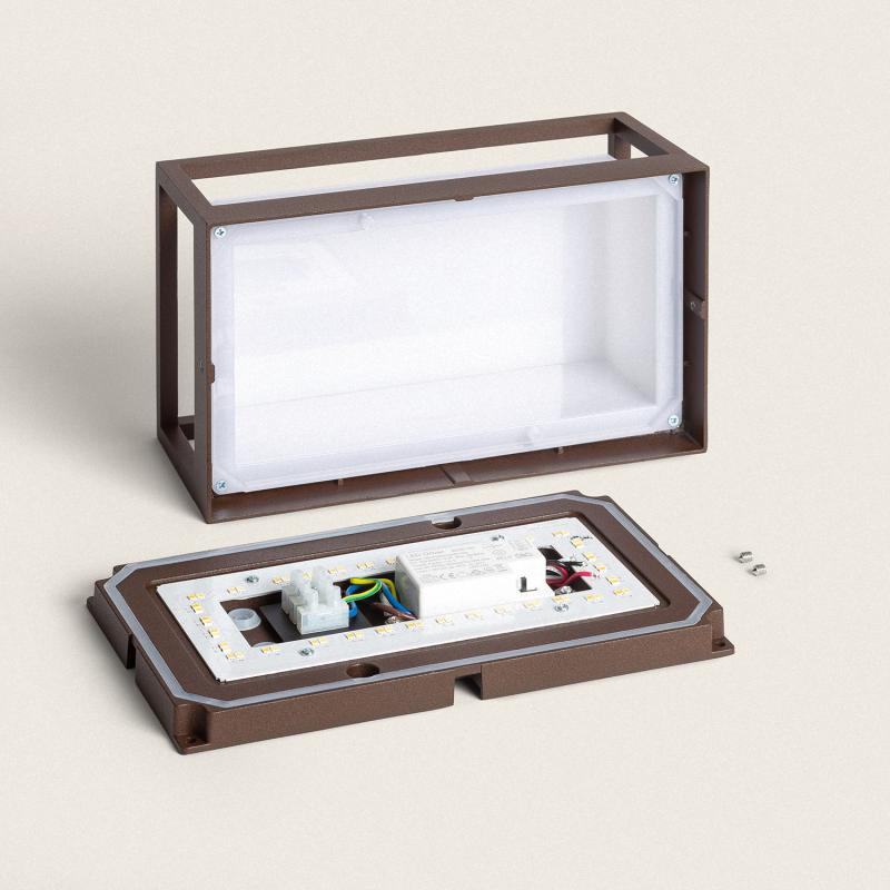 Imagem de Aplique de Parede Exterior LED 12W Alumínio CCT Selecionável Calysta Imagem de Aplique de Parede Exterior LED 12W Alumínio CCT Selecionável Calysta