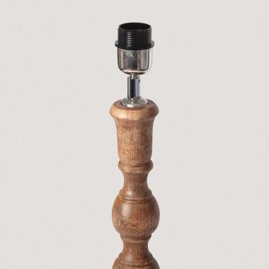 Produto de Base Candeeiro de Mesa em Madeira Anand ILUZZIA
