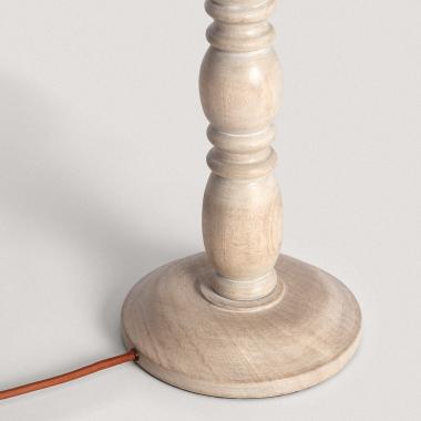 Producto de Base Lámpara de Mesa Madera Daksh ILUZZIA