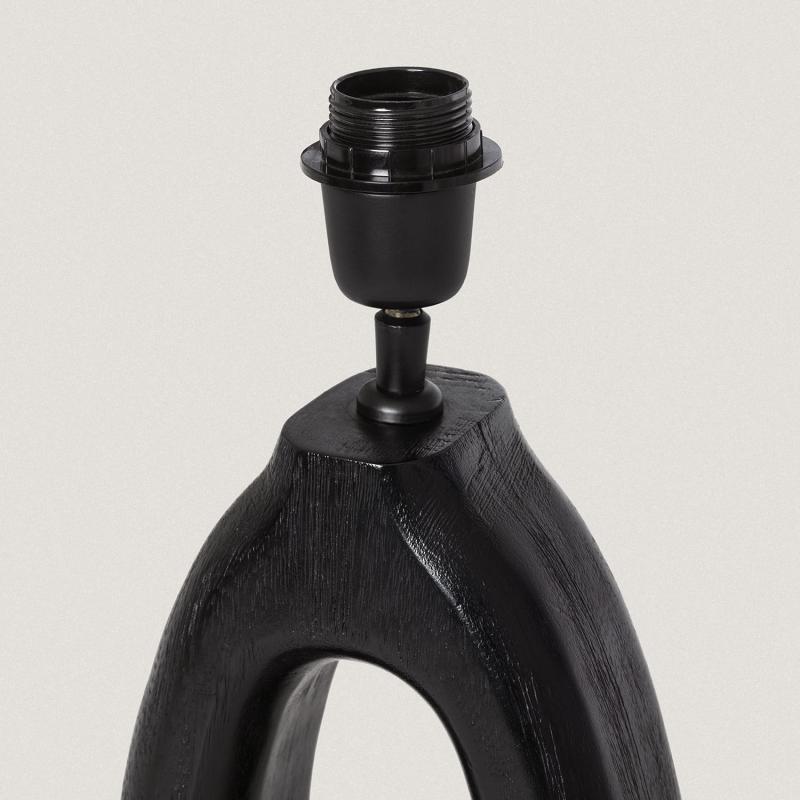 Produto de Base Candeeiro de Mesa em Madeira Darshan ILUZZIA 