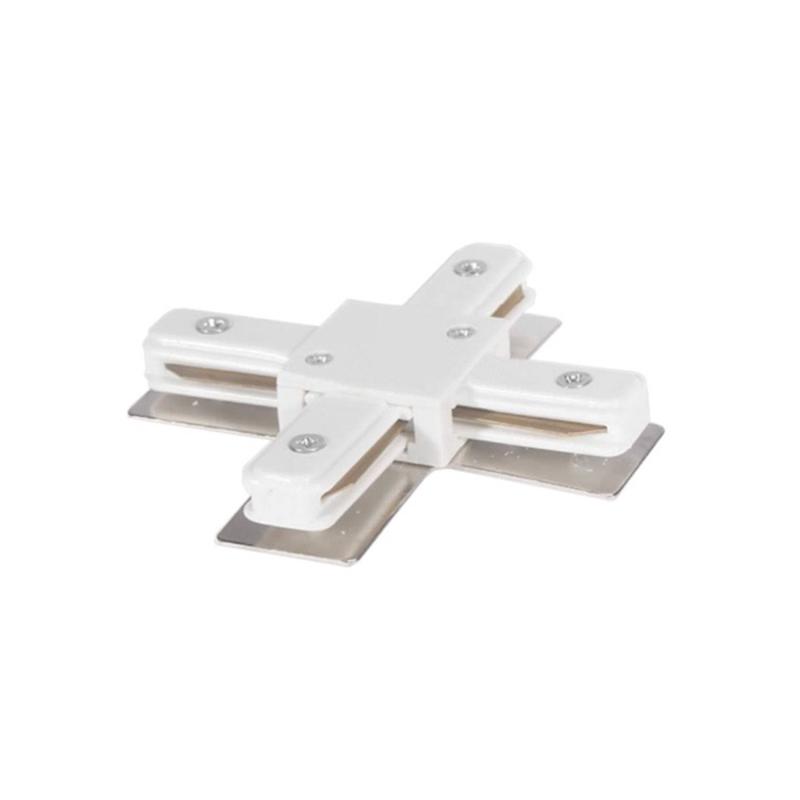 Imagen de Conector Tipo X para Carril Monofásico Aluminio