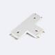 Imagen de Conector Tipo T para Carril Magnético 25mm SuperSlim 48V Superficie