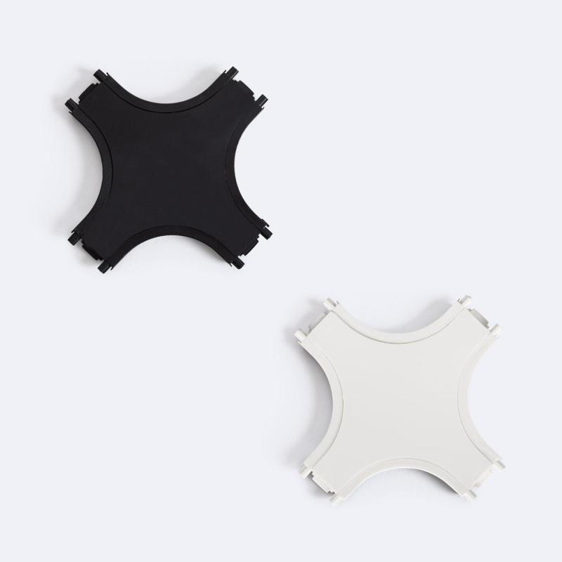 Imagen de Conector Tipo X para Carril Magnético 25mm SuperSlim 48V Superficie