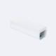 Imagem de Carril de Alumínio Final com Acabamento para Barra Linear LED 25cm Trunking Easy Line LEDNIX