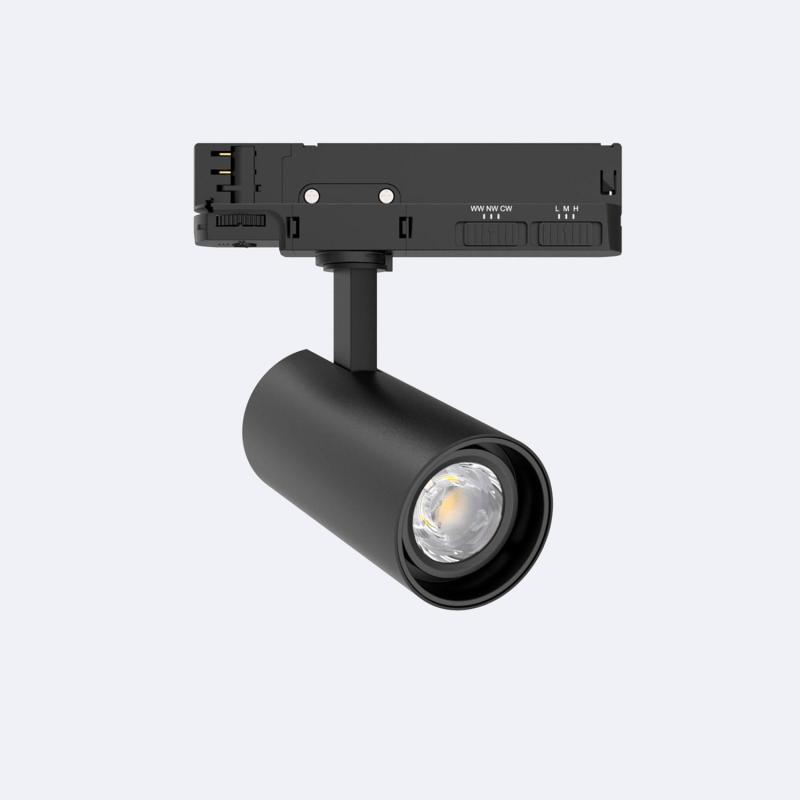 Produto de Foco Carril LED Trifásico 20W Fasano Regulável Preto