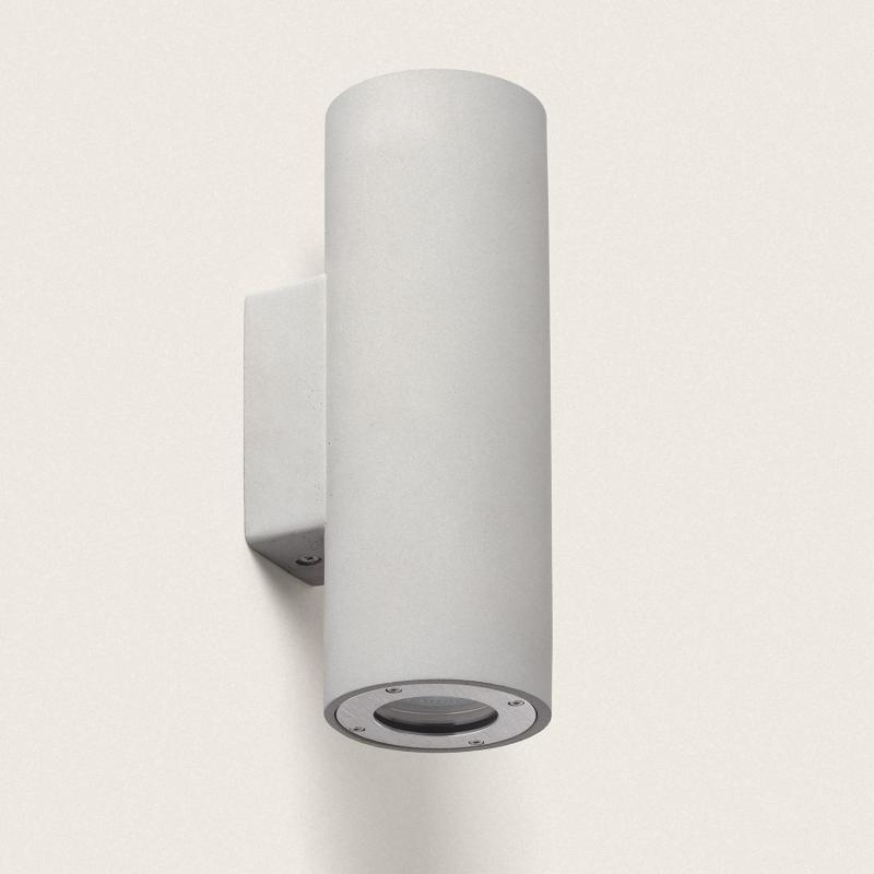 Imagem de Aplique de Parede Exterior Cimento Iluminação DuplaBanjar Rond II
