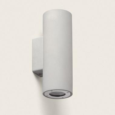 Imagem de Aplique de Parede Exterior Cimento Iluminação DuplaBanjar Rond II