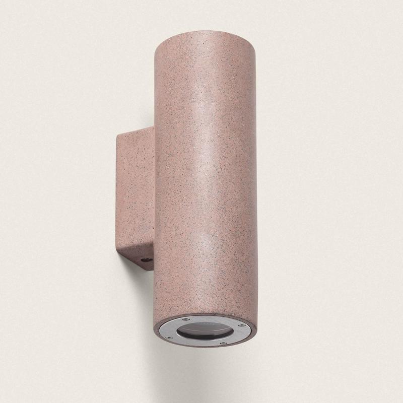 Imagen de Aplique de Pared Exterior Cemento Iluminación Doble Cara Banjar Rond II