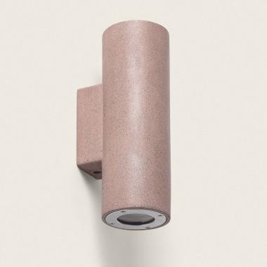 Imagen de Aplique de Pared Exterior Cemento Iluminación Doble Cara Banjar Rond II