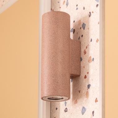 Imagen de Aplique de Pared Exterior Cemento Iluminación Doble Cara Banjar Rond II