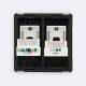 Imagen de Toma RJ45 CAT 6 Internet + RJ11 Teléfono Modern