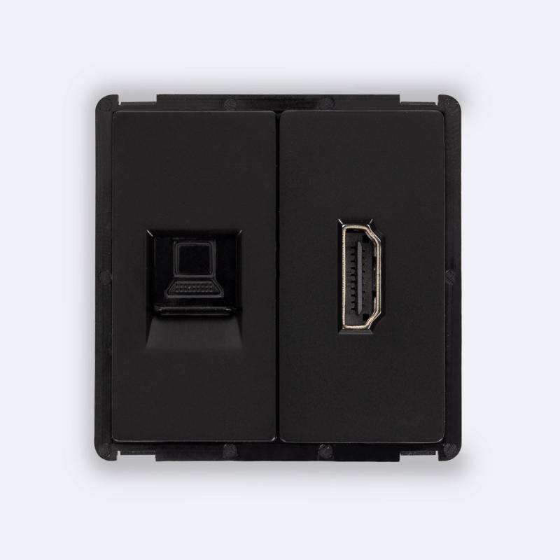 Imagen de Toma RJ45 CAT 6 Internet + HDMI Modern