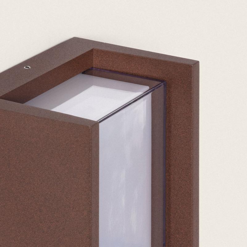 Imagen de Aplique de Pared Exterior LED 12W Aluminio Blanco Seleccionable Doble Difusor Lysandra