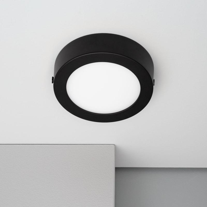 Imagem de Plafon LED 6W Circular Alumínio Slim Ø110 mm CCT Seleccionável Galán SwitchDimm