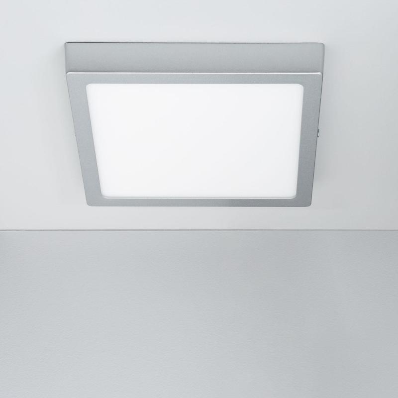 Imagen de Plafón LED 18W Cuadrado Aluminio 210x210 mm Slim CCT Seleccionable Galán SwitchDimm Imagen de Plafón LED 18W Cuadrado Aluminio 210x210 mm Slim CCT Seleccionable Galán SwitchDimm