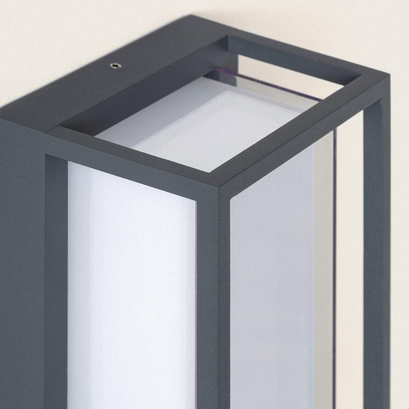 Imagen de Aplique de Pared Exterior LED 12W Aluminio CCT Seleccionable Doble Difusor Arelien Large II