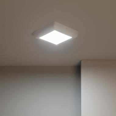 Imagem de Plafón LED 12W Quadrado Metal 178x178 mm Design White