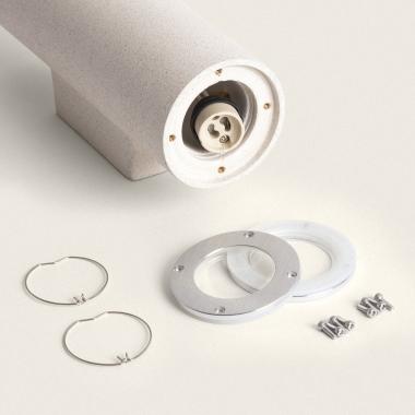 Imagen de Aplique de Pared Exterior Cemento Iluminación Doble Cara Banjar Rond II