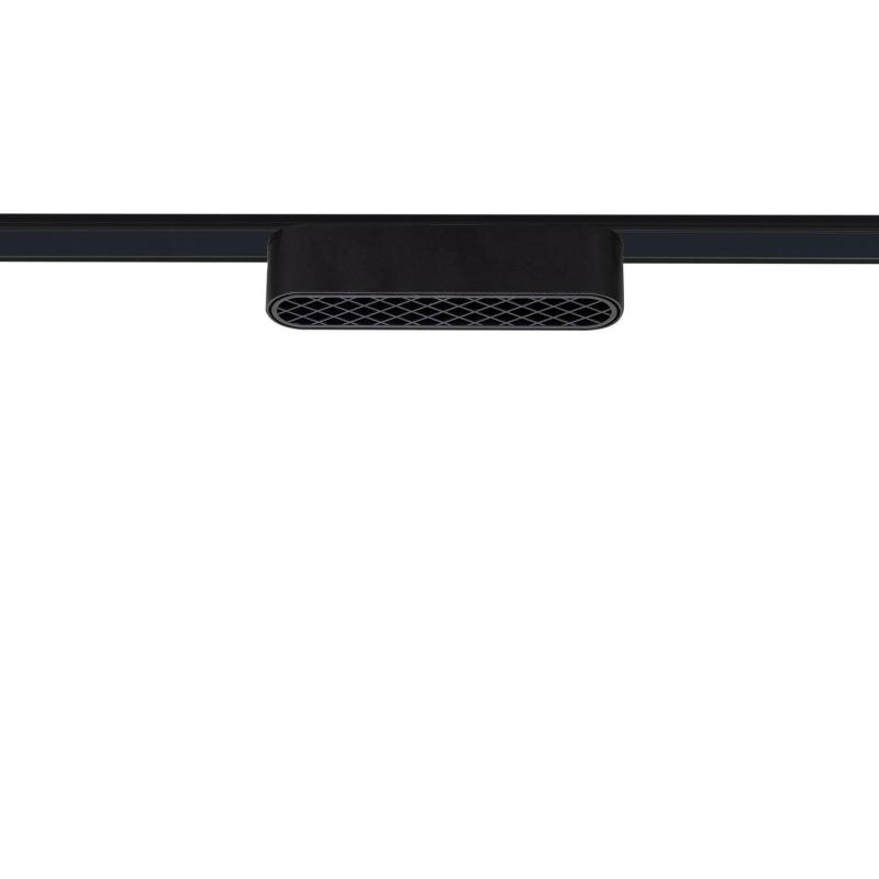 Imagen de Foco Carril Lineal LED Magnético 25mm SuperSlim 6W 48V Negro Grid 120mm