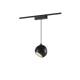 Imagem de Foco Carril Suspenso Côncavo LED Magnético 25mm SuperSlim 12W 48V Preto Ø100mm