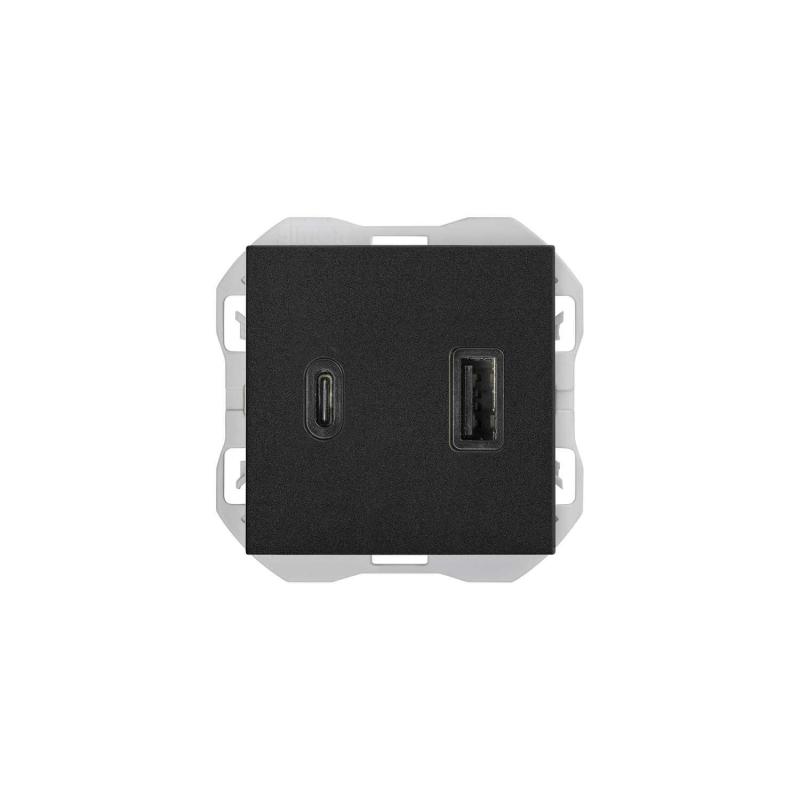 Imagen de Cargador Doble Smartcharge USB + TIPO C  SIMON 270 20000296