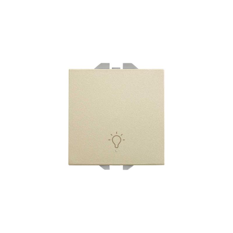 Imagen de Mecanismo Simple Interruptor Pulsador Con Grabado Luz SIMON 270 20000151