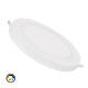 Imagen de Placa LED 18W Blanco Seleccionable Circular Corte Ajustable Ø75-210 mm con Marco Aluminio