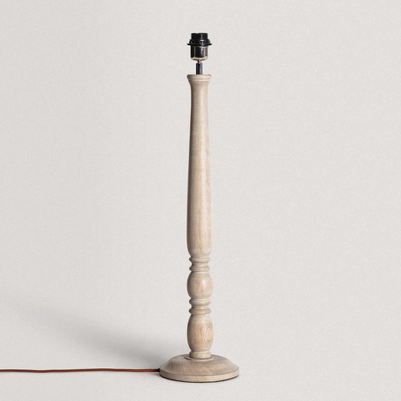Producto de Base Lámpara de Mesa Madera Daksh ILUZZIA